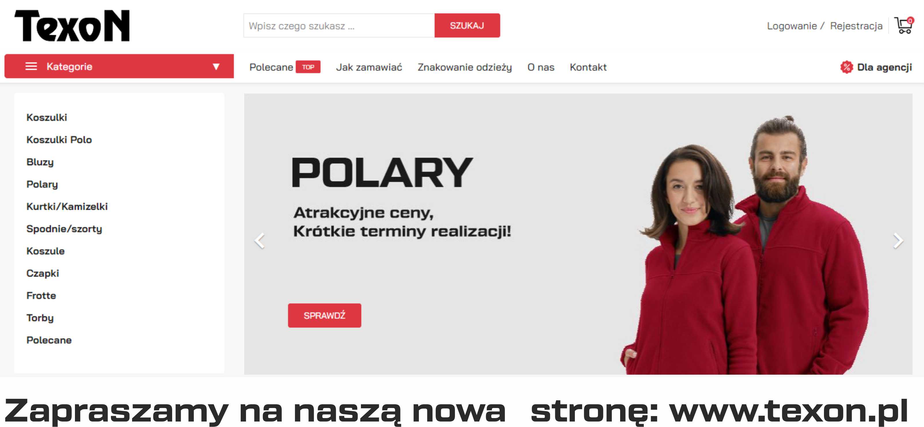 Zapraszamy na Texon.pl